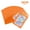 Orange, variant on SJPACK Mylar Holographic Bags, Clear Seal Resealable Odor Proof Bags Purple Smell Proof Bags for Spice, Food, Flour, Sweets Packaging (100 Pcs, 3.1 * 5.1inch)