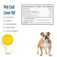 Nordic Naturals Pet Cod Liver Oil for Dogs, with EPA & DHA, Fish Oil, 8