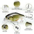thumbnail image 4 of TRUSCEND Easy Catch Squarebill Crankbaits, Lifelike Fishing Lures for Bass Trout Crappie Bluegill Panfish, Artificial Hard Bait for Freshwater Swimmax Creek Crank Baits, Fishing Gifts for Family Fish, 4 of 9