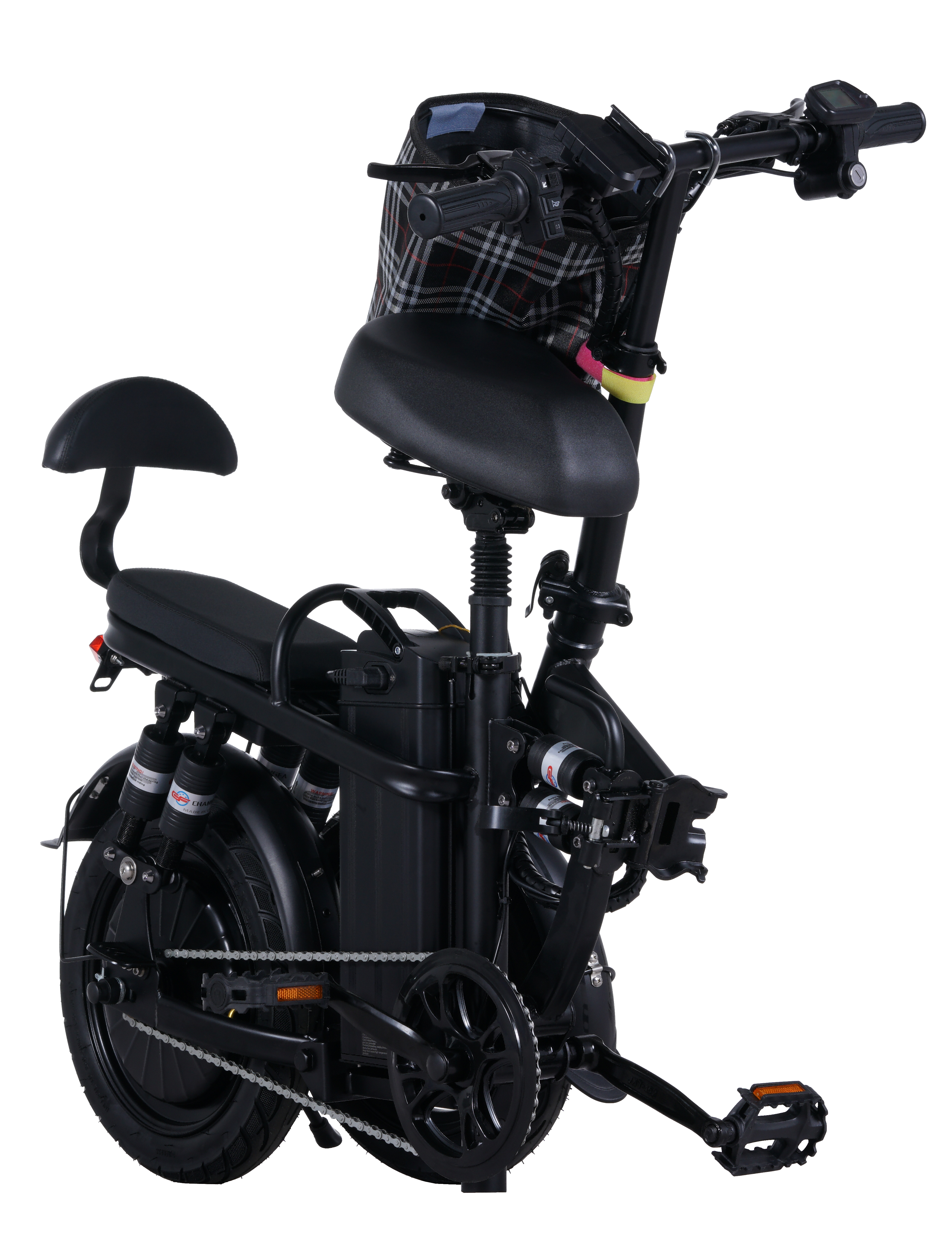 A01  48V/16Ah Electric Bicycle Folding Electric Bike for Adults,14" Ebike Urban City with 10 Shock Absorptions, Cheap Affordable Electric bicycle