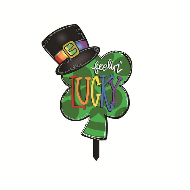 Cheapark St. Patrick's Day Holiday Garden Stake Decoration 3mm Acrylic Sign