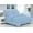 Blue, variant on Elegant Comfort Striped 8 Piece Bed in a Bag, Full/Queen with Comforter, Bed Skirt, Pillow Shams, Flat Sheet, Fitted Sheet, Pillowcase