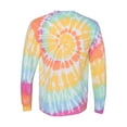 thumbnail image 3 of Dyenomite Multi-Color Spiral Tie-Dyed Long Sleeve T-Shirt, 3 of 3