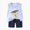 Z001-Light Blue, variant on kaprioy Toddler Boys Tank Top and Shorts Set Cotton Sleeveless Shirts and Shorts Summer Outfits Boys Summer Clothes