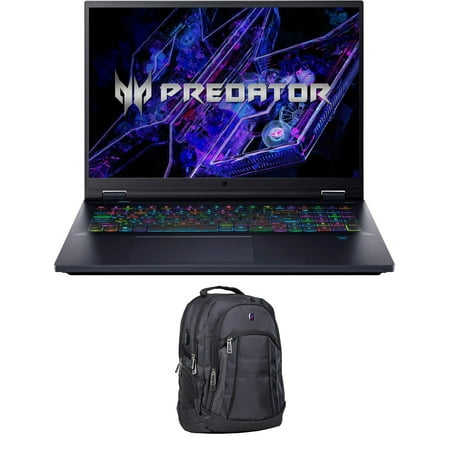 Acer Predator Helios 18 Gaming/Entertainment Laptop (Intel i9-14900HX 24-Core, 18in 250 Hz Wide QXGA (2560x1600), GeForce RTX 4090, 32GB DDR5 5600MHz RAM, Win 11 Home) with Premium Backpack