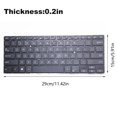 thumbnail image 5 of Tholdsy Teclado negro con letras transparentes integradas, teclados para portátiles, diseño estándar, Panel de teclas, reemplazo Cuadernos de escritura y cuadernos de bocetos, 5 of 5