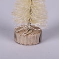 thumbnail image 3 of Winter Artificial Mini Snow Frost Sisal Christmas Tree with Wood Base  Home Decoration  Tabletop Miniature Scenes Display Ornaments  Christmas DIY Crafting and Designing, 3 of 20
