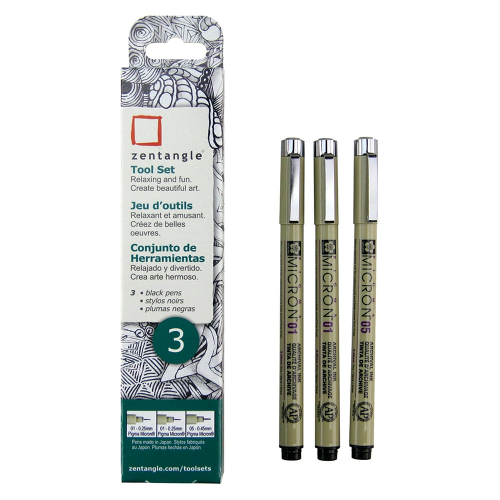 Sakura Zentangle Pens, Black