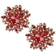 thumbnail image 3 of piezas broche de flores Retro diamante moda ropa traje solapa ramillete accesorios rojo, 3 of 5