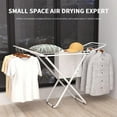 thumbnail image 4 of Family gifts X-type Floor Drying Rack Balcony Folding Drying Rack Indoor And Outdoor Installation Drying Rack, 4 of 10