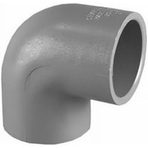 CHARLOTTE PIPE & FOUNDRY PVC 08300 1000 SCHEDULE 80 PVC 90 DEGREE ELBOW