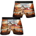 thumbnail image 3 of Thanksgiving Havanese Pilgrim Grateful, Thankful, Blessed Fall Welcome All Over Print Boxer Briefs Underwear for Men Dad Havanese Dog Lover Gifts Idea - 00021, 3 of 6