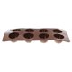 thumbnail image 2 of 8 Cavity Easter Egg Silicone DIY Chocolate Candy Cupcake Jelly Baking Mould Mold Ice Cube Tray (Coffee), 2 of 2