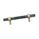 thumbnail image 3 of Tiradores de mármol para armarios, tiradores robustos y elegantes para cajoneras de baño, armarios, muebles de cocina y cómodas. Verde de 35x140 mm, 3 of 8