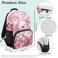 thumbnail image 7 of KUIFORTI Pink Cherry Blossom Smiling Cat Kids Backpack 17 Inch Large Capacity Kids School Bag for Elementary Middle Students Back to School Gifts for Children, 7 of 7