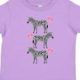 thumbnail image 4 of Inktastic Zebra Cute Safari Animal Girls Toddler T-Shirt, 4 of 5