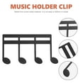 thumbnail image 3 of Clip de Livre de Musique en Métal Support de Partition Portable, 3 of 8