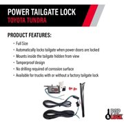 Pop and Lock PL8500 Power Tailgate Lock Fits 00-06 Tundra Fits select: 2000-2006 TOYOTA TUNDRA