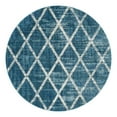 thumbnail image 3 of Unique Loom Starlight Collection Area Rug - Canopus (7' Round Navy Blue/Beige), 3 of 10
