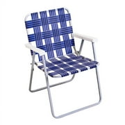 RIO BRANDS LLC BY055A-0138 Blue Aluminum Web Chair