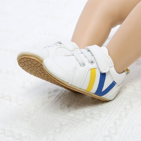 

NEGJ Walkers Soft Anti-Slip Outdoor Sole Boys Baby Soft Sneakers First Shoes Baby Shoes