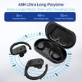 thumbnail image 2 of True Wireless Earbuds, Bluetooth 5.0 Sports Headphones, Wireless Earphones with Deep Bass Sound/48H Play Time/IPX8 Waterproof/Touch Control, in-Ear Buds with Charging Case for Running Gym Workout, 2 of 7