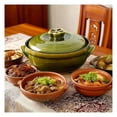 thumbnail image 6 of Japanese ceramic cooking pot, clay pot with lid, soup pot for rice and stews, heat-resistant hot pot, slow stew for stewed chicken and household kitchen, 6 of 8