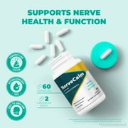 (2 Pack) NerveCalm – Natural Daily Support Blend for Nerves, Memory & Focus | Nerve Calm Easy-to-Take Capsules (120 Capsules)