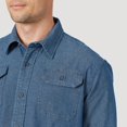 thumbnail image 3 of Wrangler Men's Long Sleeve Denim Shirt, 3 of 3