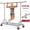 1 Rod + 1 shelf/Silver, variant on 670 lbs Heavy Duty Clothes Rack with Wheels and Adjustable Double Rods Stainless-Steel Garment Rack with Mesh Shelf and Adjustable Height Clothes Drying Rack, 75"L×70"H×23"W