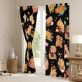 thumbnail image 3 of Erosebridal Cartoon Capybara Blackout Curtains Set of 2 (52x84 Each) For Kids,Kawaii Animal With Funny Food Window Curtains For Boys Girls,Breathable Home Decor, 3 of 6