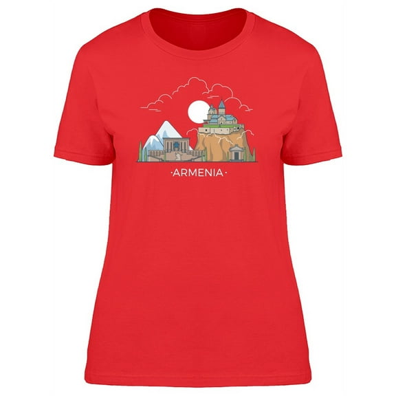 Armenia Country T-Shirt Women -Image by Shutterstock, Female Small