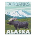 thumbnail image 2 of Moose Scene, Fairbanks, Alaska (1000 Piece Puzzle, Size 19x27, Challenging Jigsaw Puzzle for Adults and Family, Made in USA), 2 of 4