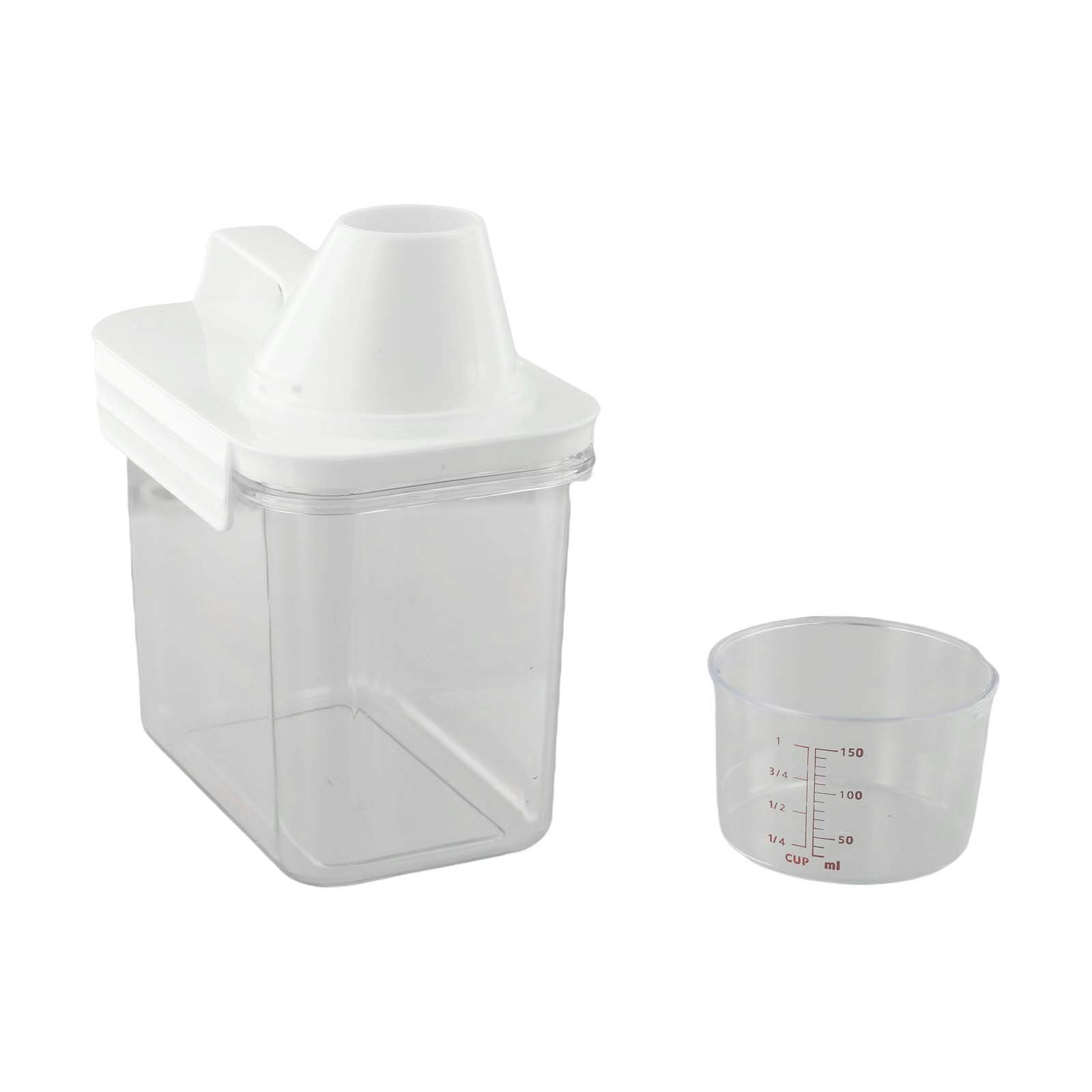 YLLSF Airtight Food Storage Container with Measuring Cup&Pour Spout-Sturdy,Convenient small