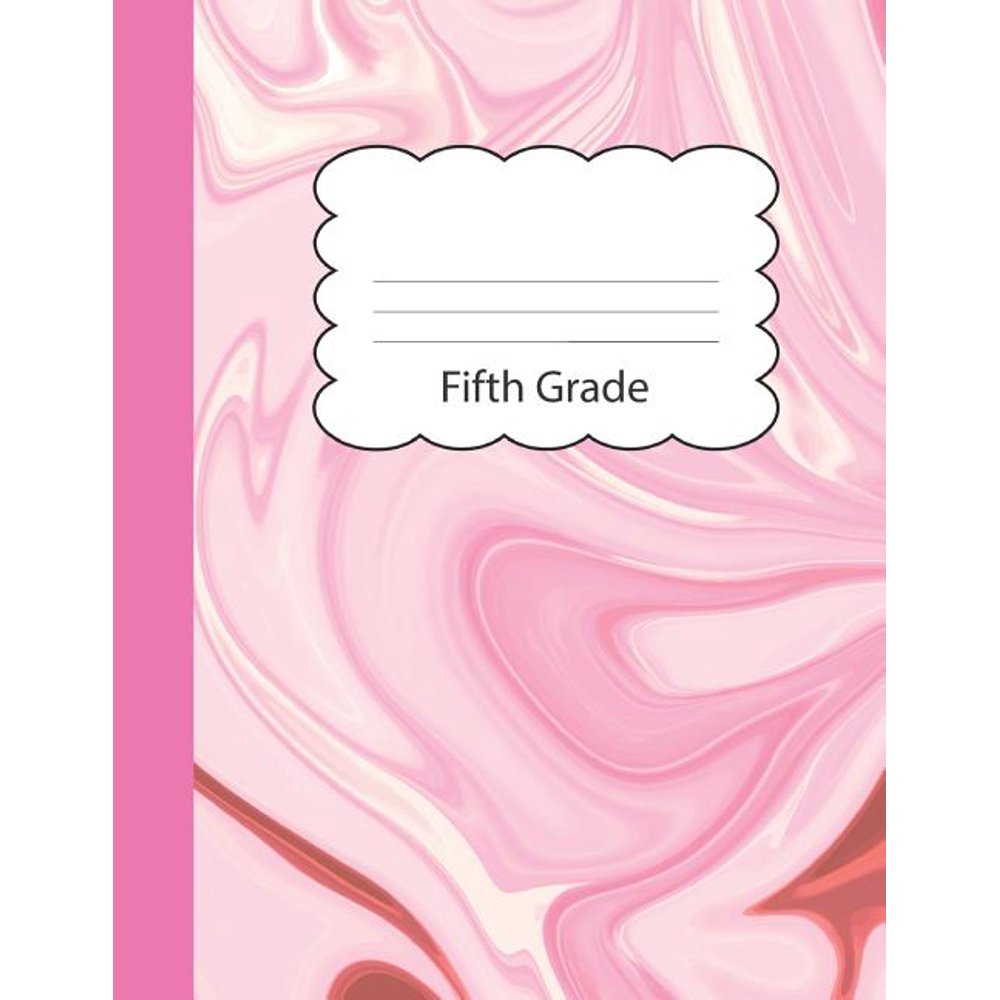 Fifth Grade Cute Large Blank Primary Sketchbook Paper for Girls