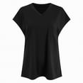thumbnail image 5 of Women Oversized T Shirts Short Sleeve Summer Casual Loose Top Basic Tee with Pocket Fashion Casual Short Sleeve Shirts Classic Fit Crew Neck Tees Tops, 5 of 8