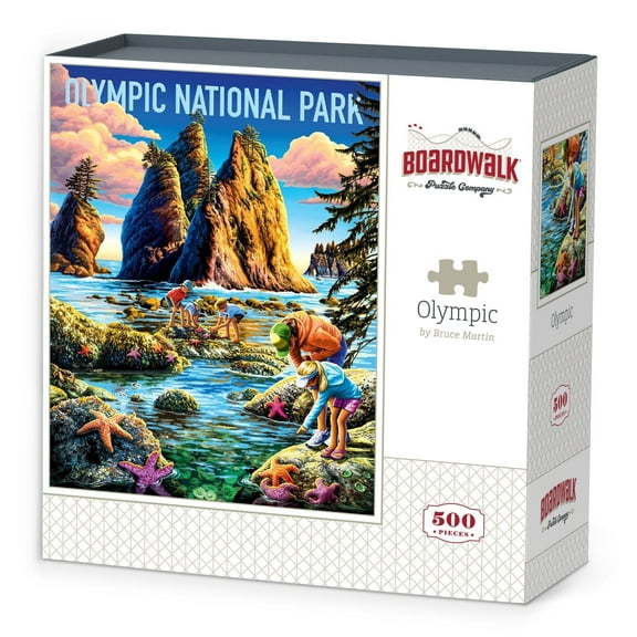 Olympic National Park - 500 Piece Boardwalk Jigsaw Puzzle