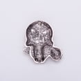 thumbnail image 3 of Sonducket Broches para mujer, pasador de pecho de aleación Punk Rock con diamantes de imitación, chal de estilo Calavera de Halloween, accesorios, ropa Accesorios de disfraces plata antigua, 3 of 6