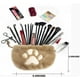 thumbnail image 5 of Bolsa de maquillaje con diseño de garra de gato, con cordón, para viaje, para guardar cosas en el baño, con diseño de dedos de los pies para damas y niñas (marrón), 5 of 5