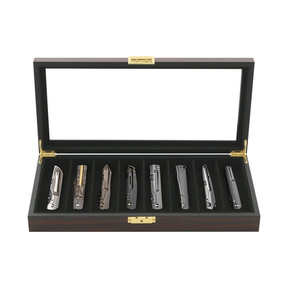 Knife Display Case Premium Material, Knife Storage Box Protective Packaging, Knife Display Case Organizer for Storing a Variety of Knives