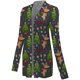 thumbnail image 4 of Camiseta de manga larga para mujer a la moda, cárdigan de Navidad con frente abierto de otoño, prendas de vestir exteriores holgadas, blusa estampada, abrigo, Tops Fridja po3021, 4 of 6