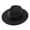 Black, variant on Panama Hat Sun Hats for Men Women Wide Brim Fedora Straw Beach Hat UV UPF 80+