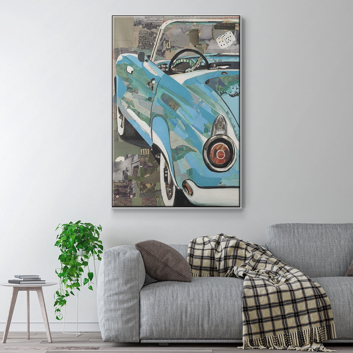 Thunderbird Framed Premium Gallery Wrapped Canvas - Ready to Hang