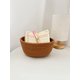 thumbnail image 1 of 1pc Handmade Thick Rope Woven Oval Shaped Desktop Sundries Storage Basket, Multicolor, 1 of 4