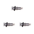 thumbnail image 4 of ZheElen Professional Stereo Output Threaded Output Lightweight 1/4 Inch Input Tube Style Anti-noisy Exquisite Socket Plug Sliver 3Set, 4 of 6