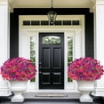 thumbnail image 6 of Waipfaru Artificial Flowers for Outdoors Fake Plants Outside Decoration, 24 Bundles UV Resistant Silk Morning Glory,Realistic Faux Flowers for Planter Porch Patio Yard Decor, 6 of 8