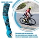 thumbnail image 5 of Soidarity Mangas Ligeras Dedo expuesto para ciclismo Alargamiento Mangas elásticas Para Brazos Para El Sol Diferentes patrones Ciclismo Camuflaje Royal Blu, 5 of 6