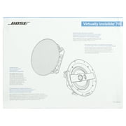 Bose 791 50 Watts Continuous Power In-Ceiling Speakers with Accessories Included Virtually Invisible 791 In-Ceiling Speakers II, White, 742897-0200, 1 Pack