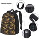 thumbnail image 3 of Disketp Squirrel Gathering Nuts Mochila Estampada de Gran Capacidad con Lonchera y Estuche, Set de 3 Piezas para Estudiantes, 3 of 7