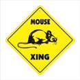 thumbnail image 1 of SignMission X-MOUSE 12 x 12 Po Panneaux de Signalisation Xing pour Souris, 1 of 1